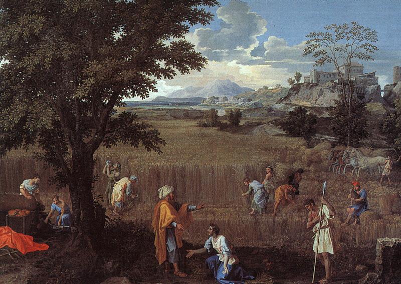 Nicolas Poussin The Summer  Ruth and Boaz